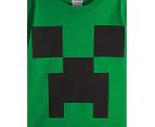 Minecraft Boys Short Sleeved T-Shirt (Green)