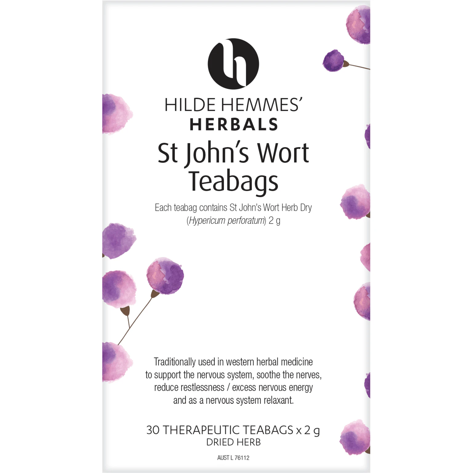 Hilde Hemmes Herbal's St. John's Wort x 30 Tea Bags