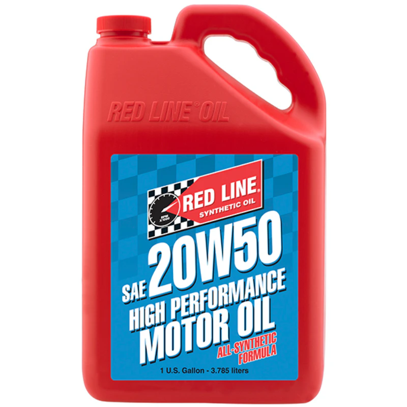 Red Line Oil 20W50 Motor Oil 1 Gallon Bottle 3.785 Litres