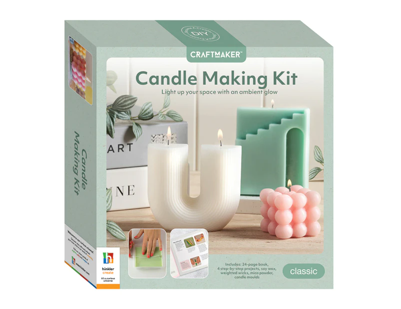 Craft Maker Candle Making Kit Classic Art/Craft Activity Set Hobby Project