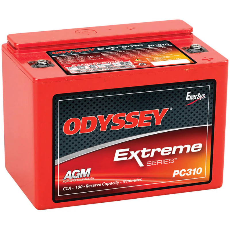 Odyssey 12V Extreme Series AGM Battery 100 CCA LxWxH 137mm x 86mm x 99mm