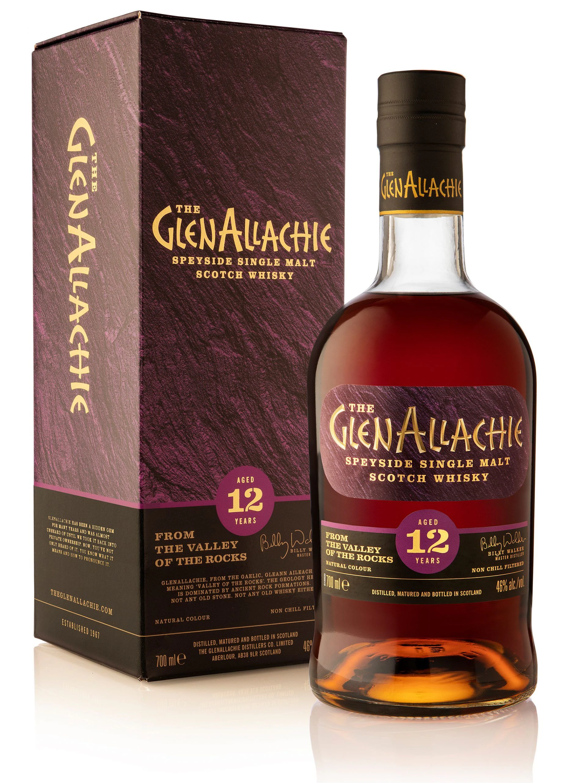 The GlenAllachie 12 Year Old Single Malt Scotch Whiskey 700ml