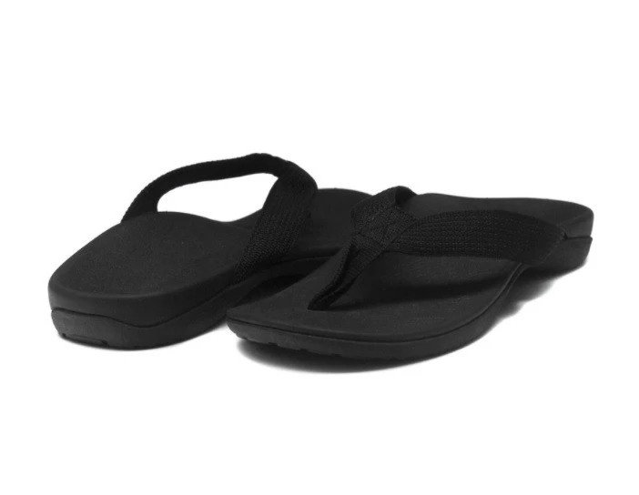 Axign Orthotic Flip Flops Slippers Thongs - Black