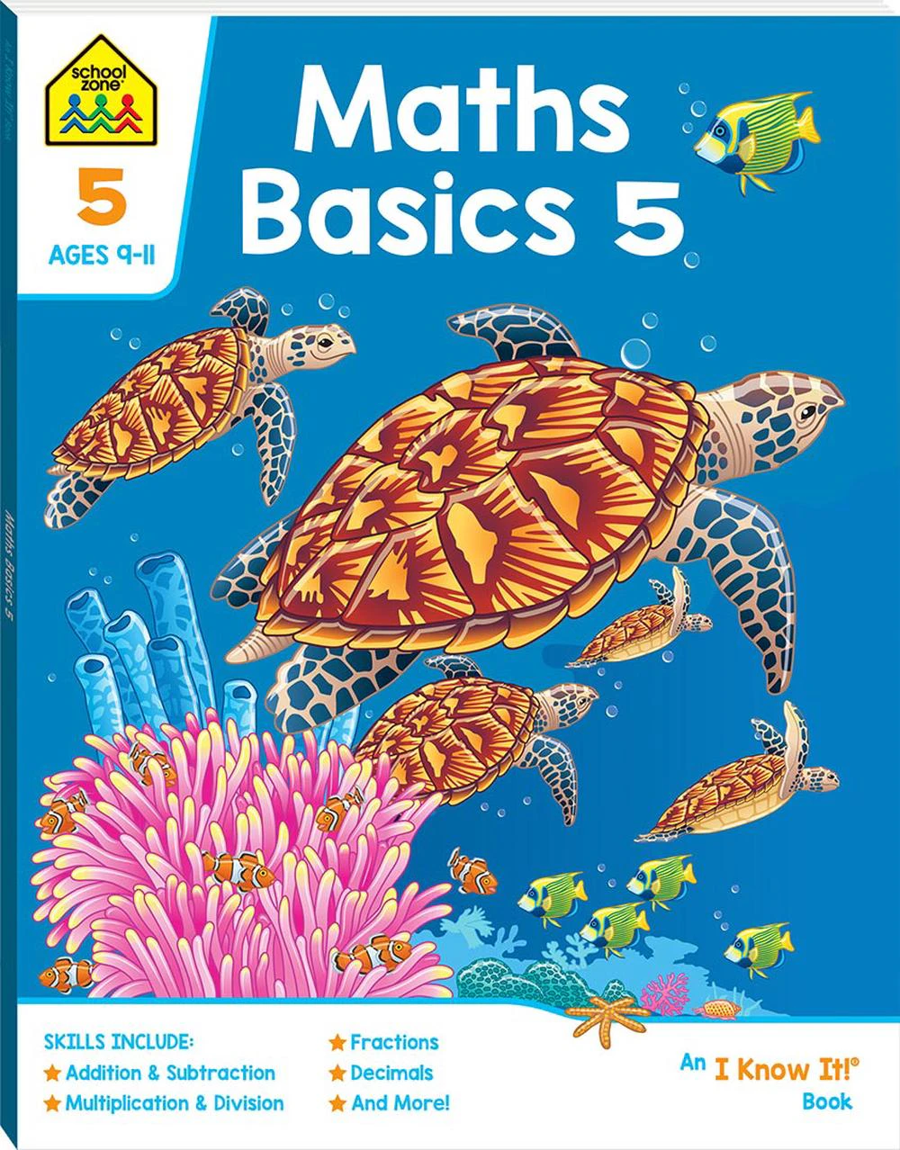 School Zone Maths Basics 5 An I Know It Book