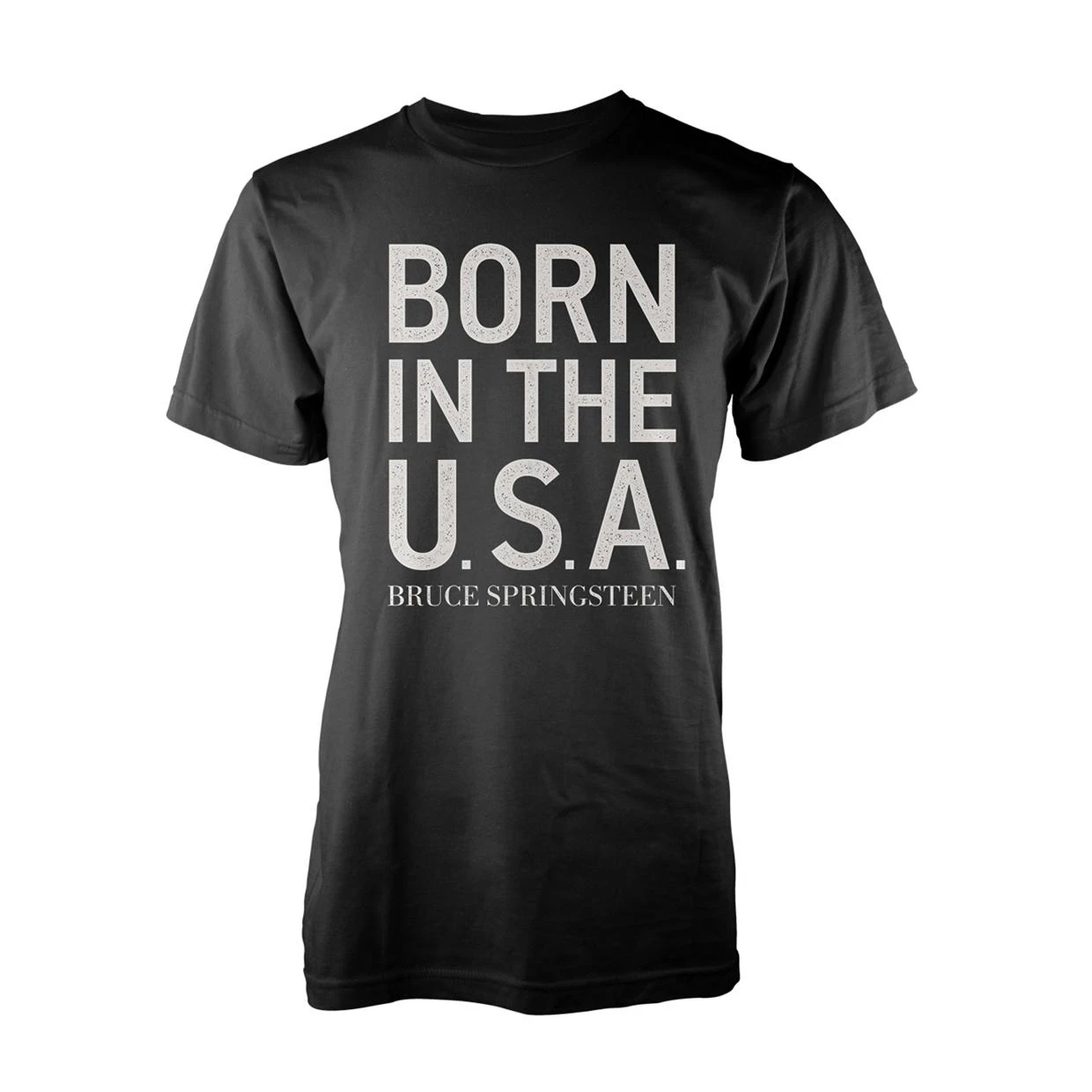 Bruce Springsteen Unisex Adult Born in the USA T-Shirt (Black) - PH356