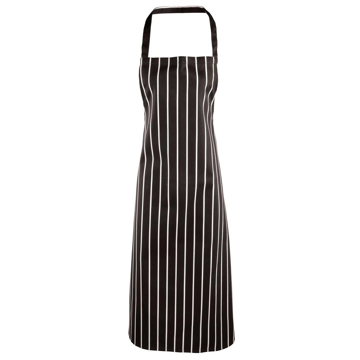 Premier Stripe Apron (Black/White) - PC6874