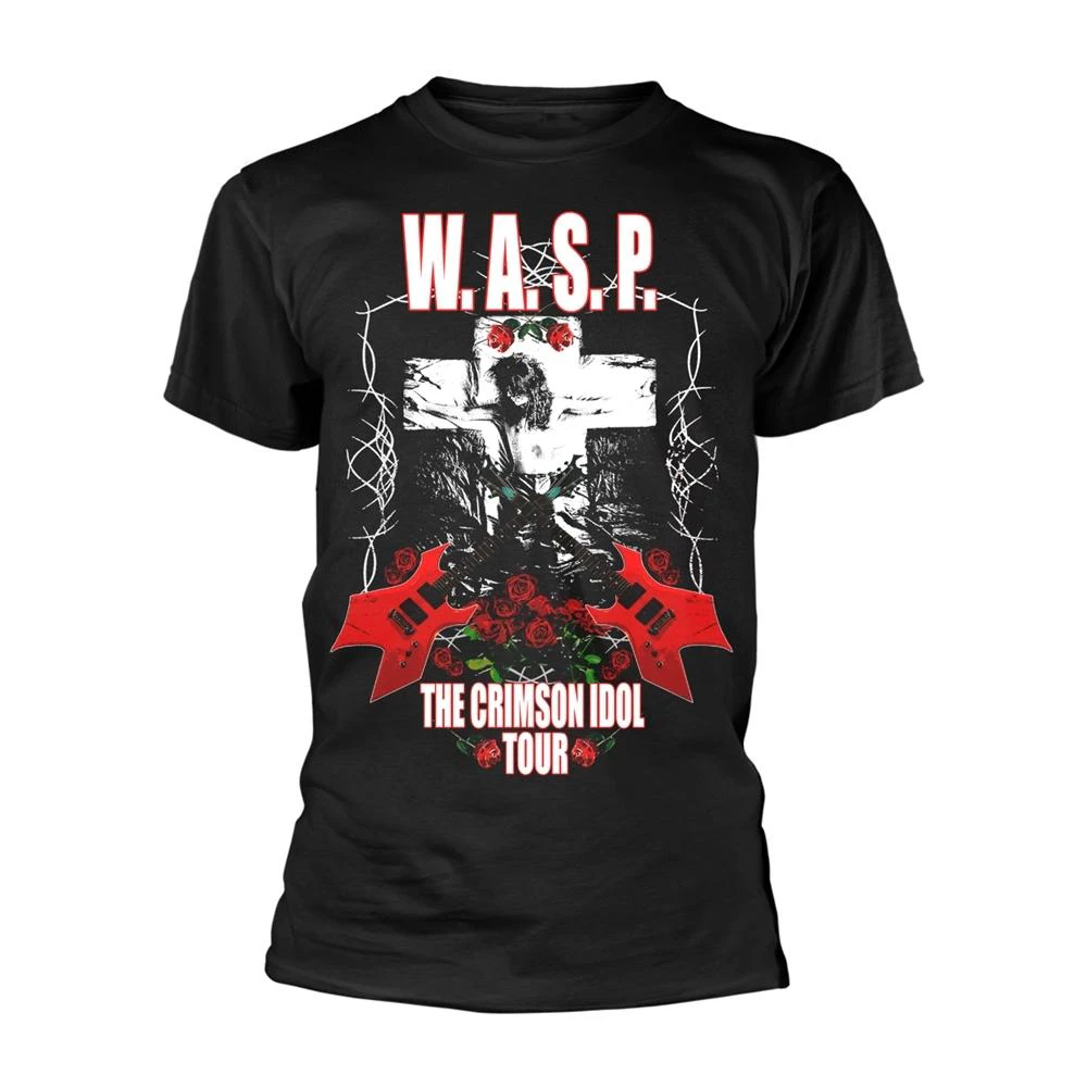 W.A.S.P Unisex Adult Crimson Idol Tour T-Shirt (Black) - PH504