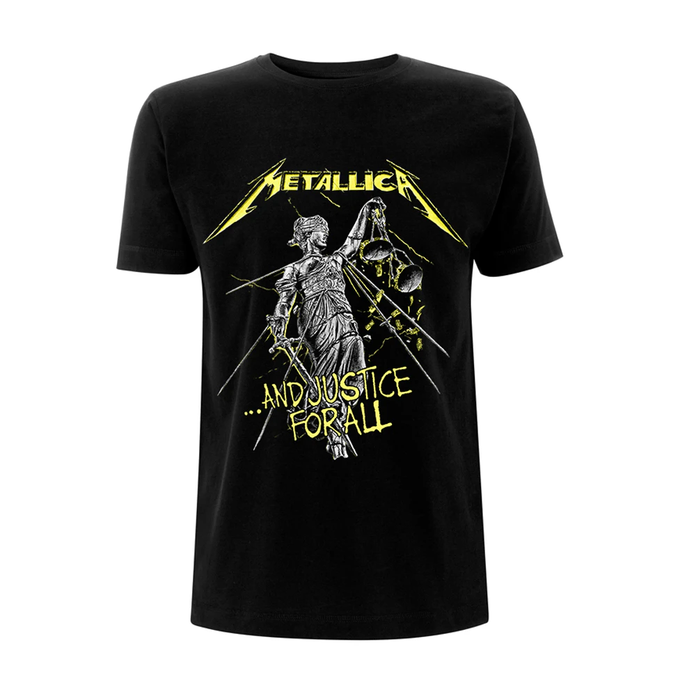 Metallica Unisex Adult And Justice For All Track T-Shirt (Black) - HE1840