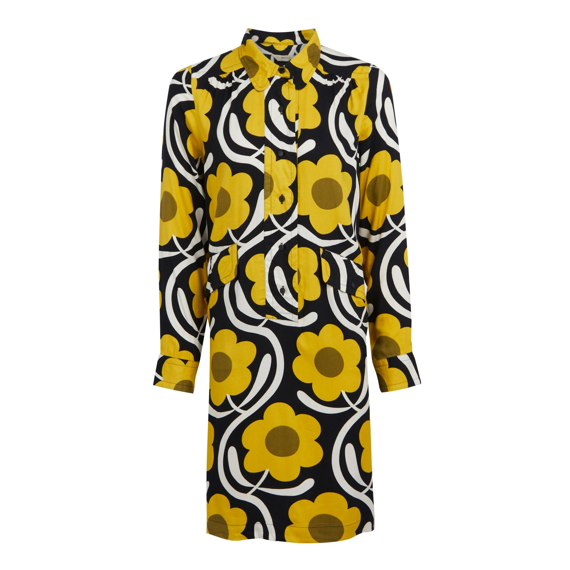 Regatta Womens Orla Kiely Sunflower Casual Dress (Apple Blossom Yellow) - RG10628