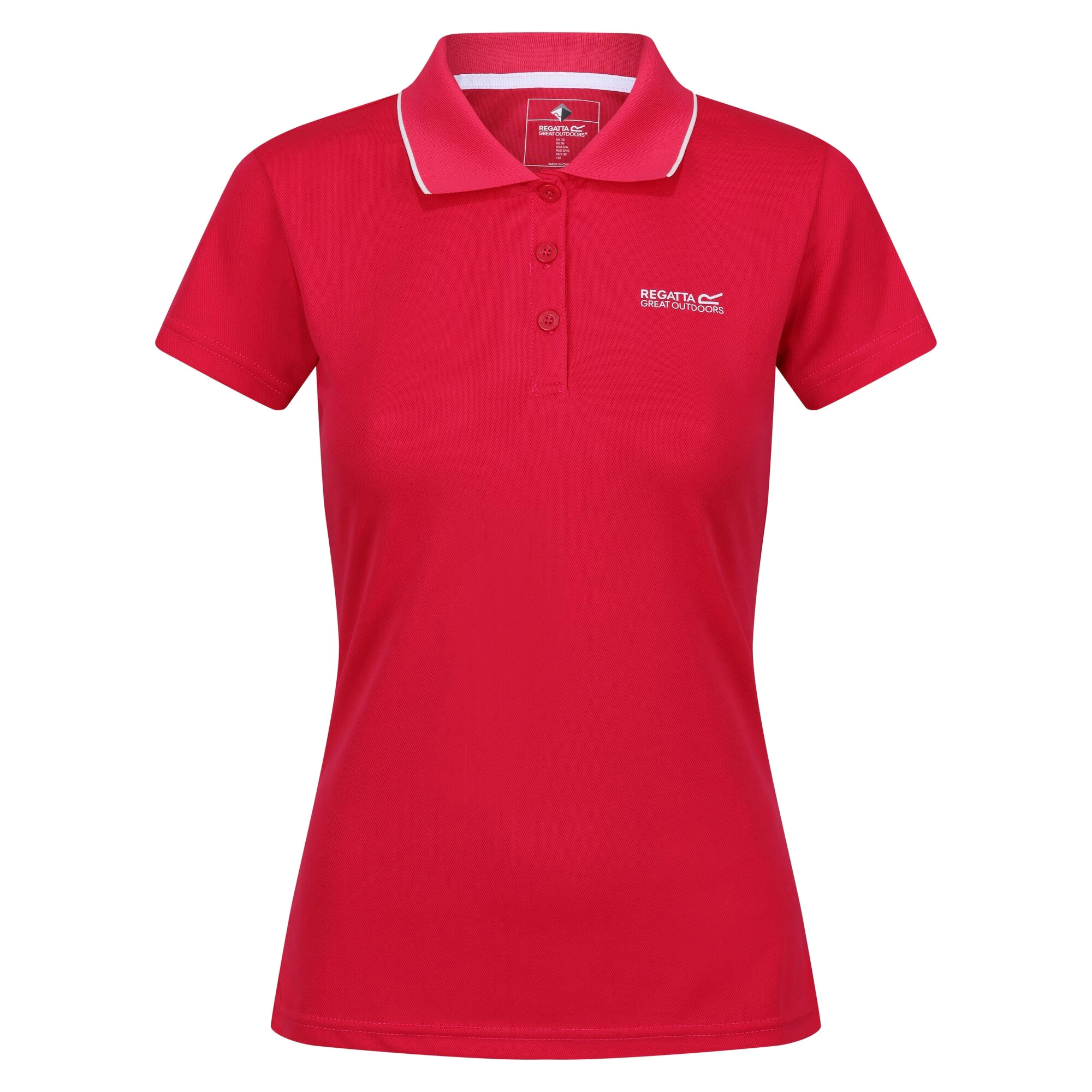 Regatta Womens Maverick V Polo Shirt (Pink Potion) - RG4979