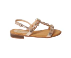 Dorothy Perkins Womens Fifi Jewel Flat Sandals (Rose Gold) - DP4882