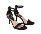 Dorothy Perkins Womens Tasha Barely There Stiletto Heel Sandals (Black) - DP4720
