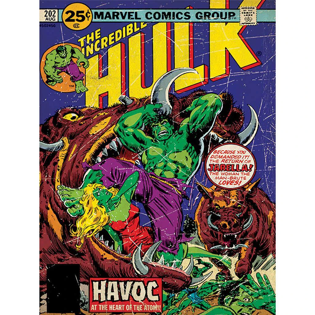 Hulk Havoc Canvas Print (Multicoloured) - PM8835