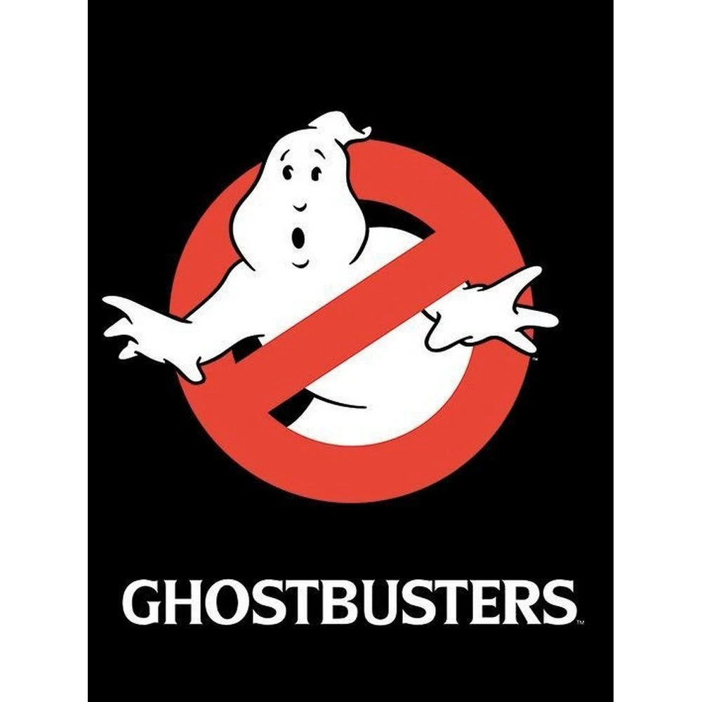 Ghostbusters No Ghosts Logo Canvas Print (Red/White) - PM9749