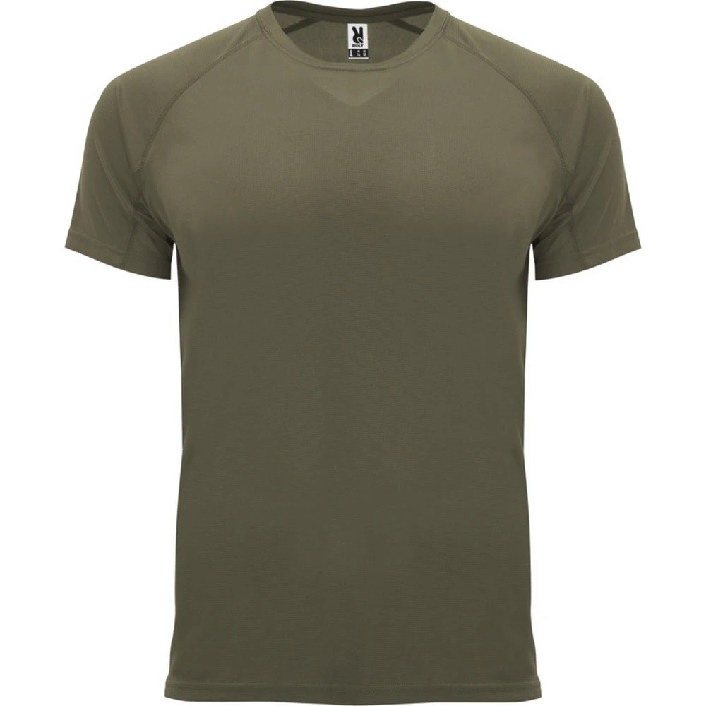 Roly Mens Bahrain Short-Sleeved Sports T-Shirt (Military Green) - PF4339