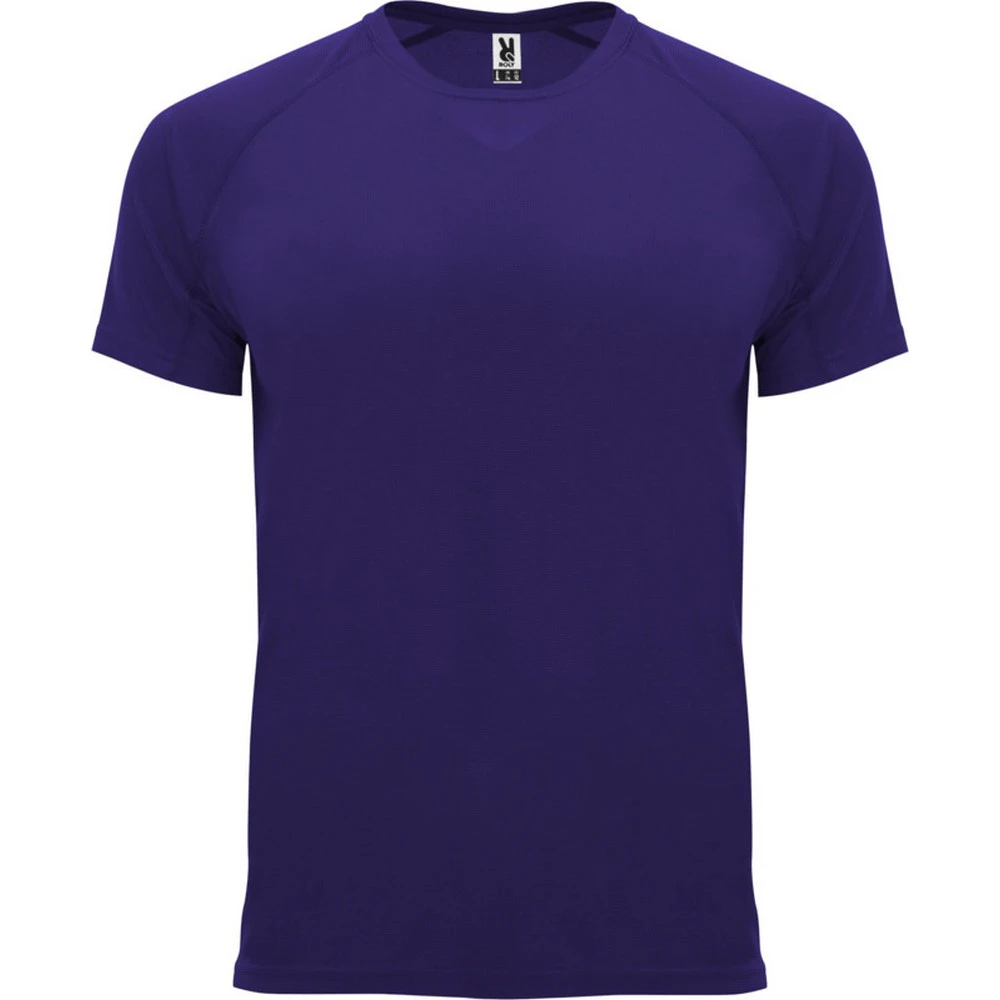 Roly Mens Bahrain Short-Sleeved Sports T-Shirt (Mauve) - PF4339