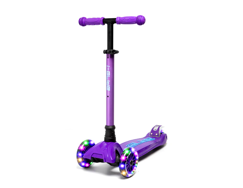 I-GLIDE 3 Wheel Kids Scooter - Purple/Blue