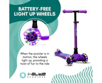 I-GLIDE 3 Wheel Kids Scooter - Purple/Blue