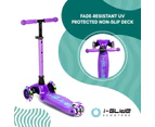 I-GLIDE 3 Wheel Kids Scooter - Purple/Blue