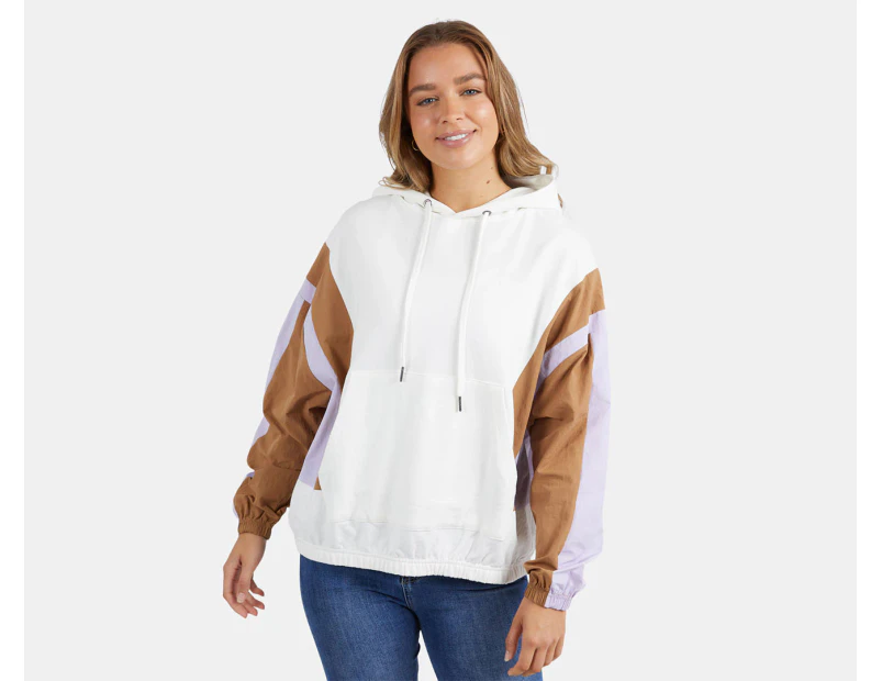 Elm Women's Block Out Hoodie - Vintage White