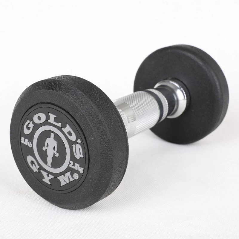 Golds Gym 2.5kg Rubber Dumbbell Pair