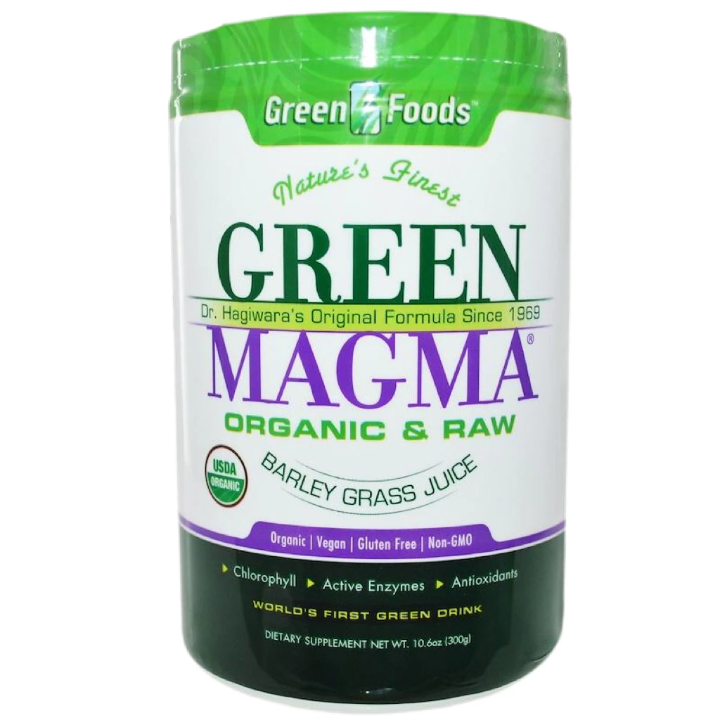 Green Magma Organic & Raw Barley Grass Juice Powder 300g