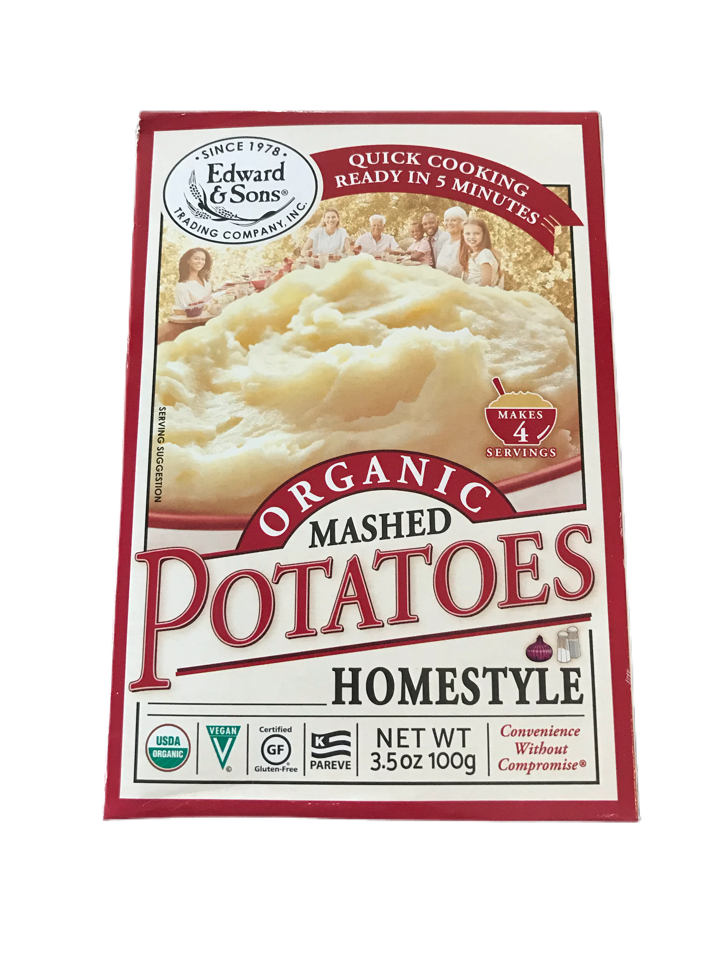 Edward & Sons Organic Mashed Potatoes - 2