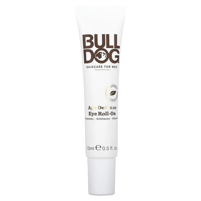 Bulldog Skincare For Men, Age Defence Eye Roll-On, 0.5 fl oz (15 ml)