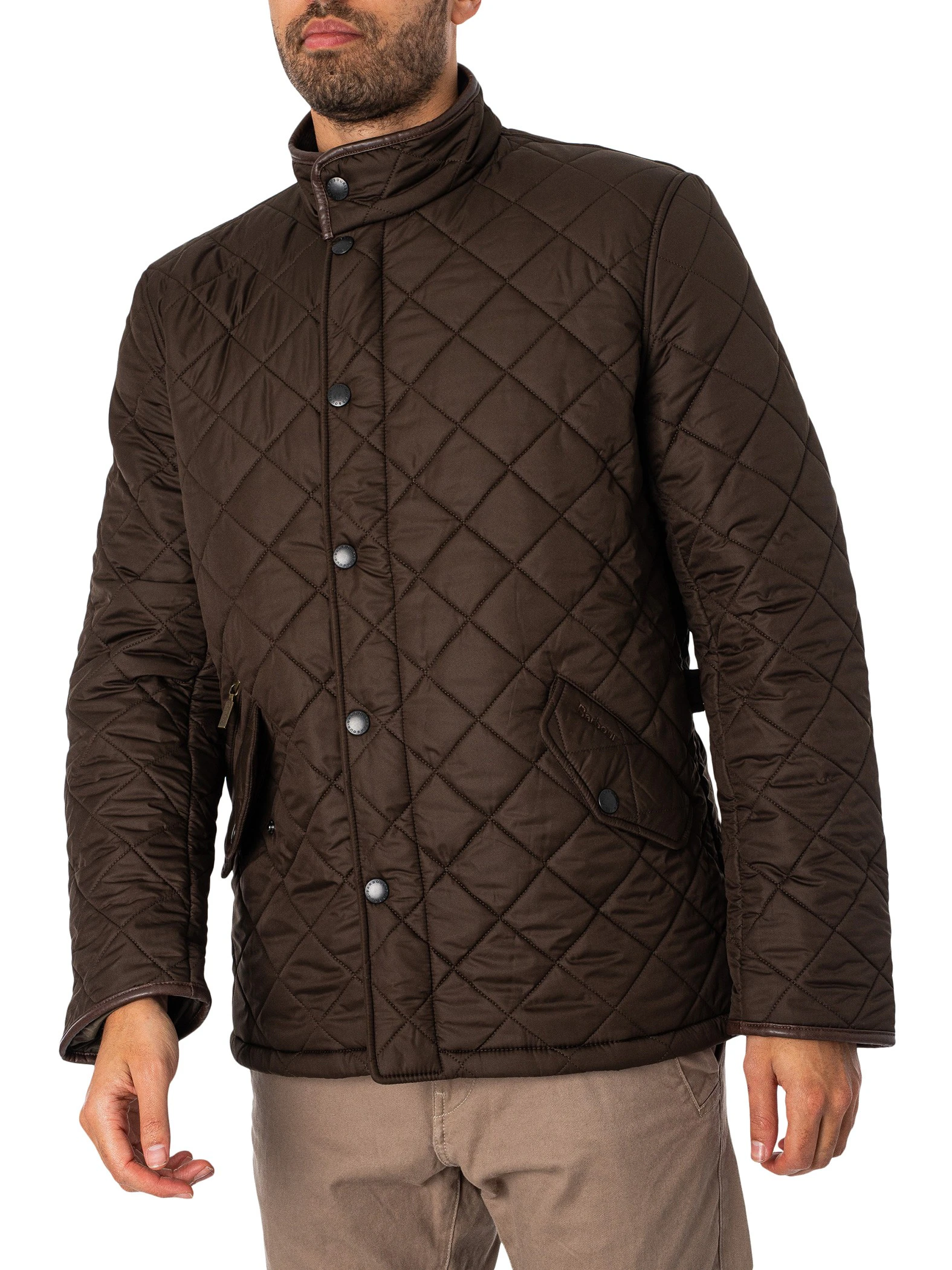 Barbour Men's Powell Quilted Jacket - Green