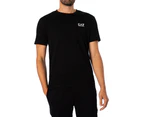 EA7 Men's Chest Logo T-Shirt - Black