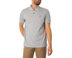 GANT Men's Regular Shield Pique Polo Shirt - Grey