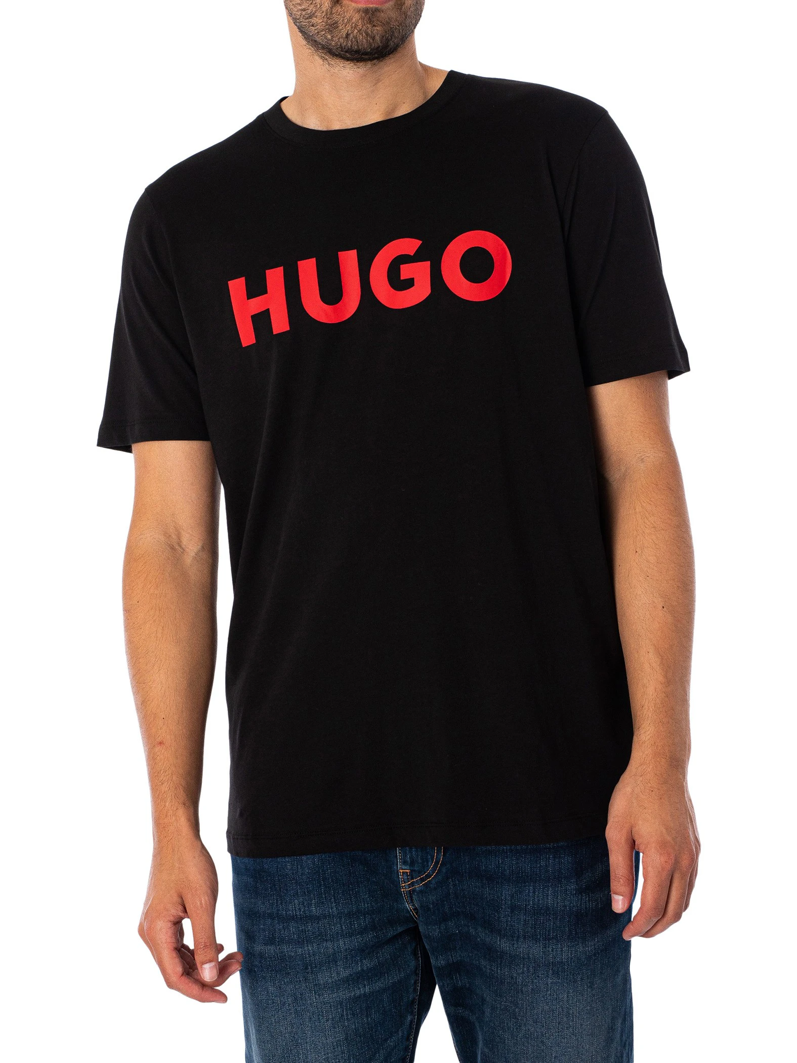 HUGO Men's Dulivio Graphic T-Shirt - Black