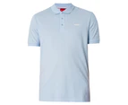 HUGO Men's Donos222 Polo Shirt - Blue