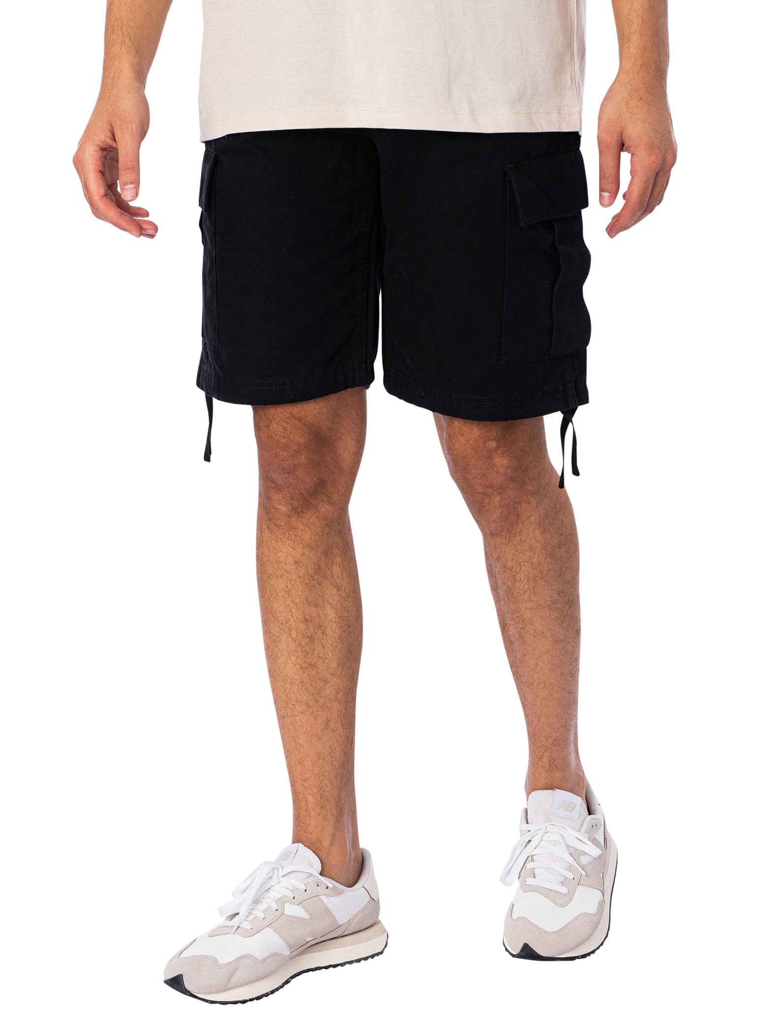 Jack & Jones Men's Cole Barkley Cargo Shorts - Black