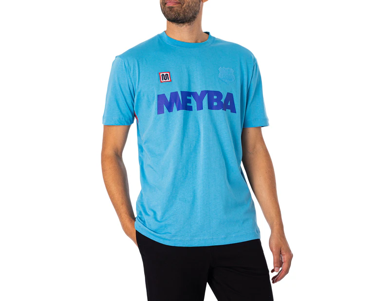 Meyba Men's Barcelona 81-85 Away Training T-Shirt - Blue