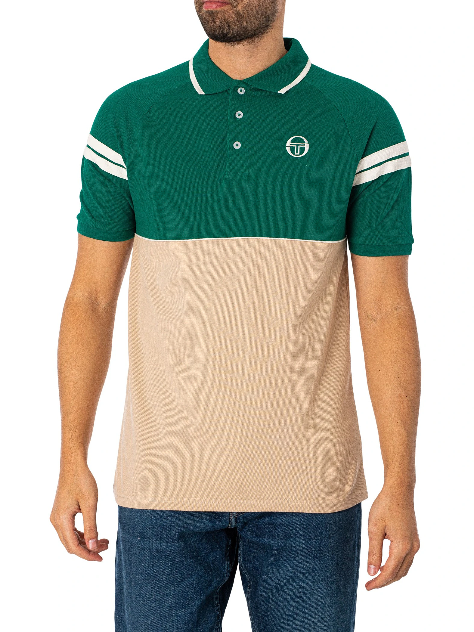 Sergio Tacchini Men's Cambio Polo Shirt - Multicoloured