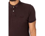 Superdry Men's Vintage Destroy Polo Shirt - Brown