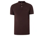 Superdry Men's Vintage Destroy Polo Shirt - Brown