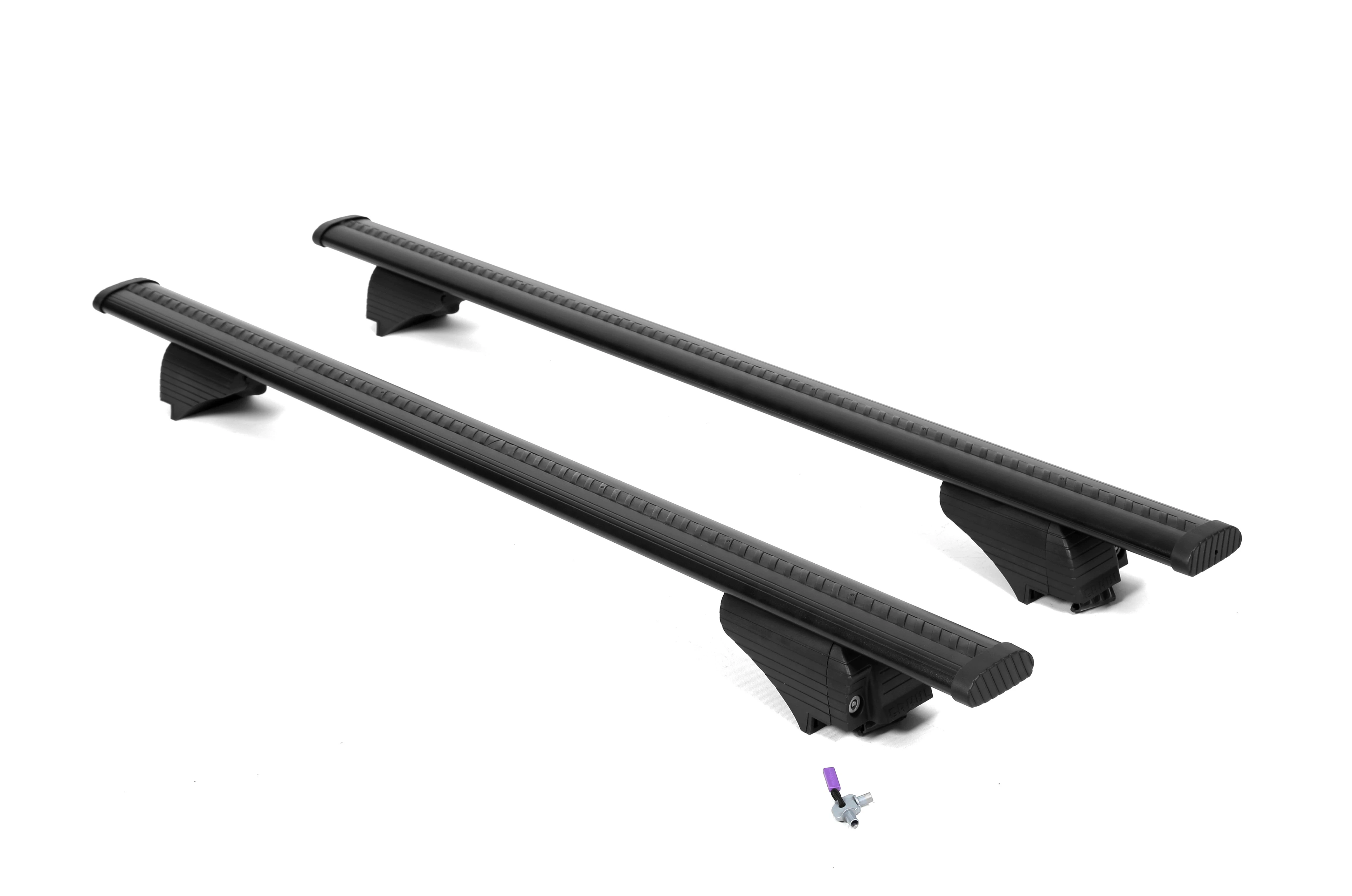 WIZARD Roof Racks Toyota Rav 4 5 Dr SUV 2012 – 2015 / Cross Bars for Raised Rails - Black