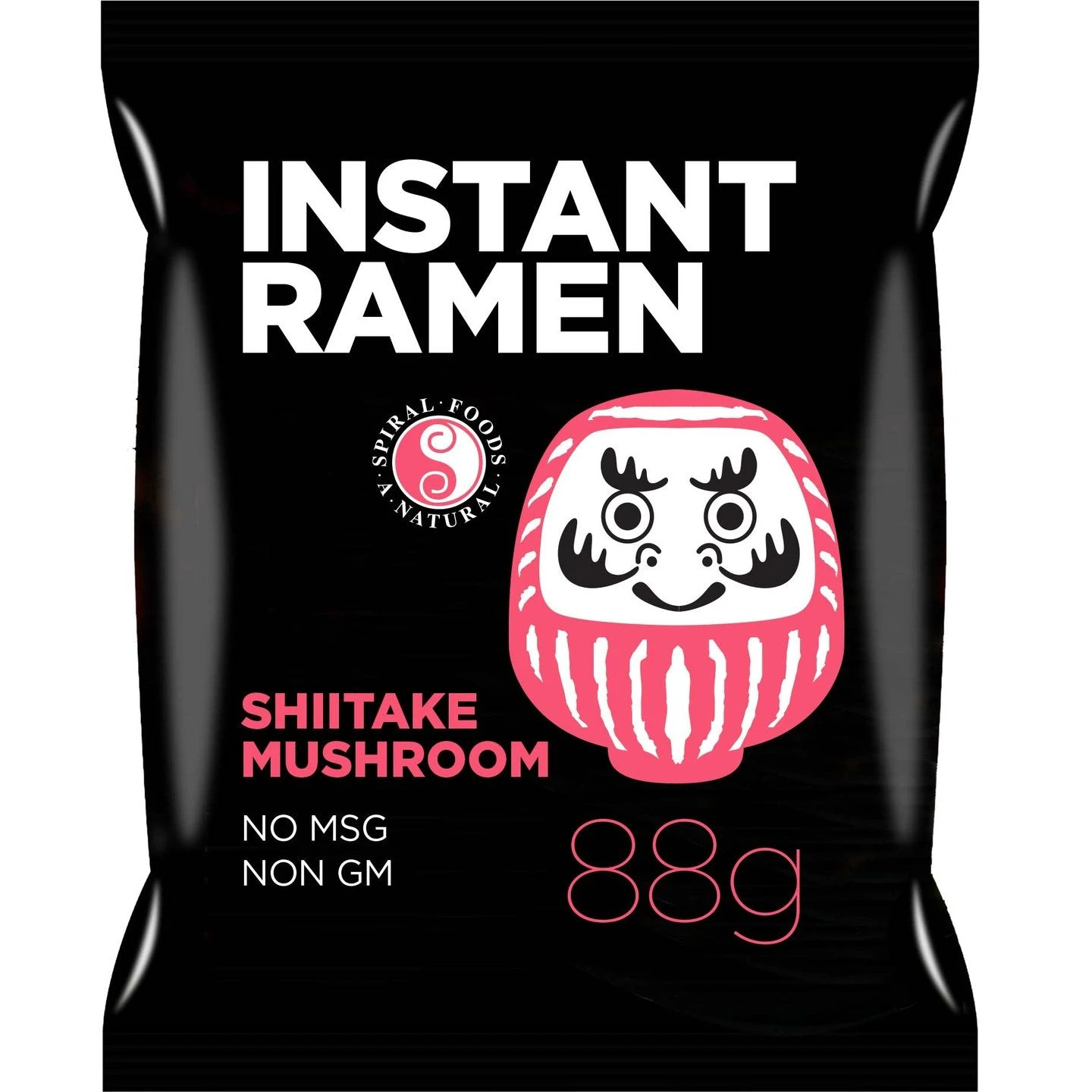 Spiral Ramen Instant ShiitakeMushroom 88g (Pack of 12)