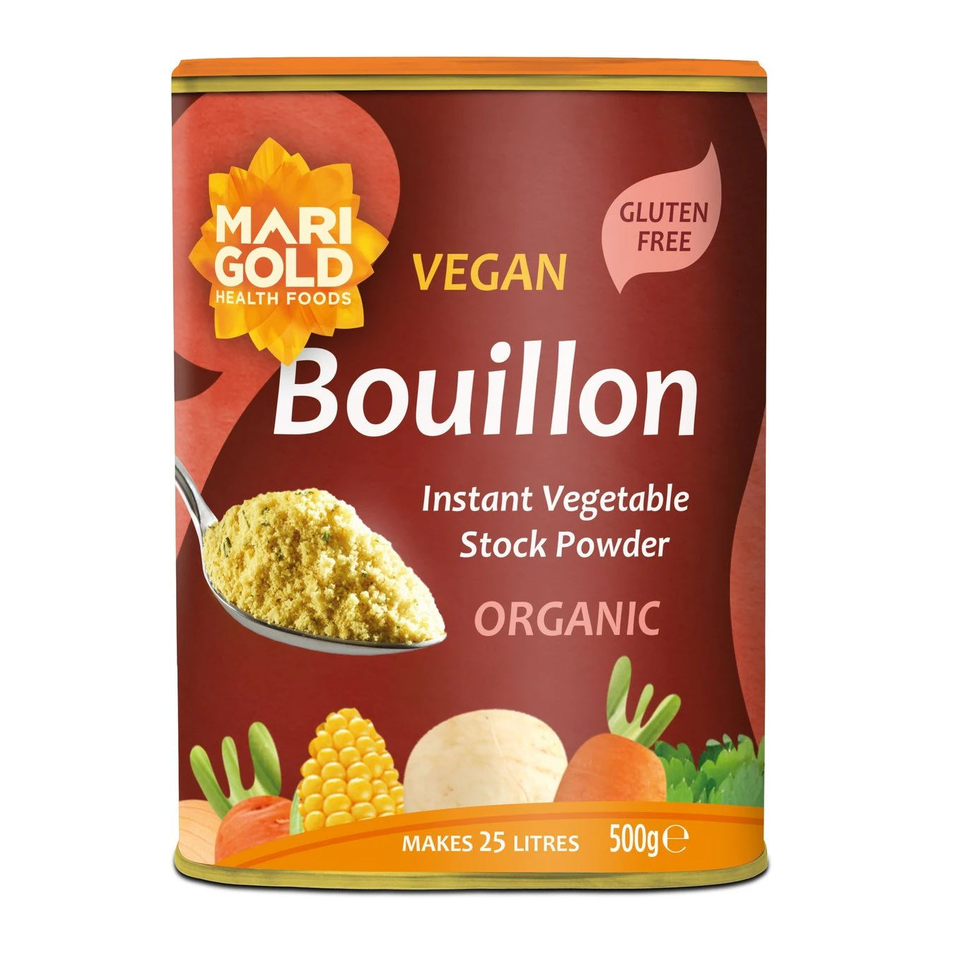 Marigold Health Foods Vegetable Bouillon Red Org 500g