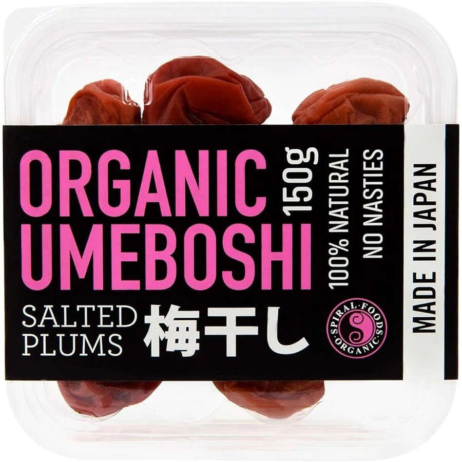 Spiral Umeboshi Plums Organic 150g