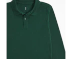 Target School Polo Long Sleeve Top