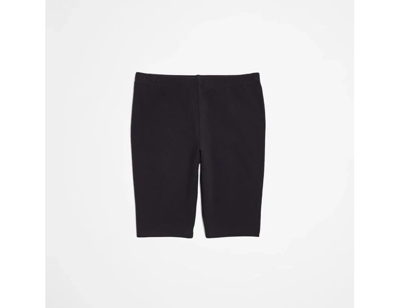 Target School Bike Shorts - Mid Length - Black