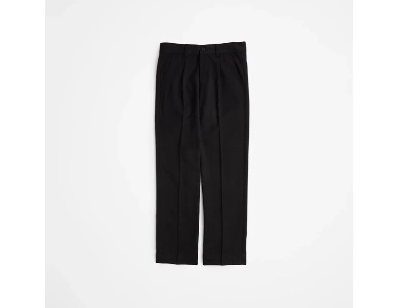 Target School Structured Twill Pants - Black