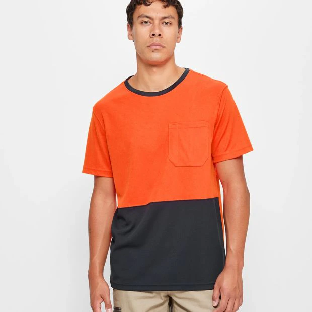 Graphite Hi-Visibility T-Shirt - Orange