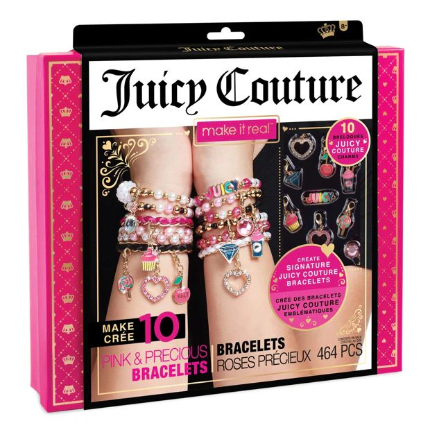 Juicy Couture Pink and Precious Bracelets