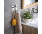 Towel Hook - Self Adhesive Hooks Bathroom Hooks Stainless Steel Coat Hooks 4-Packs