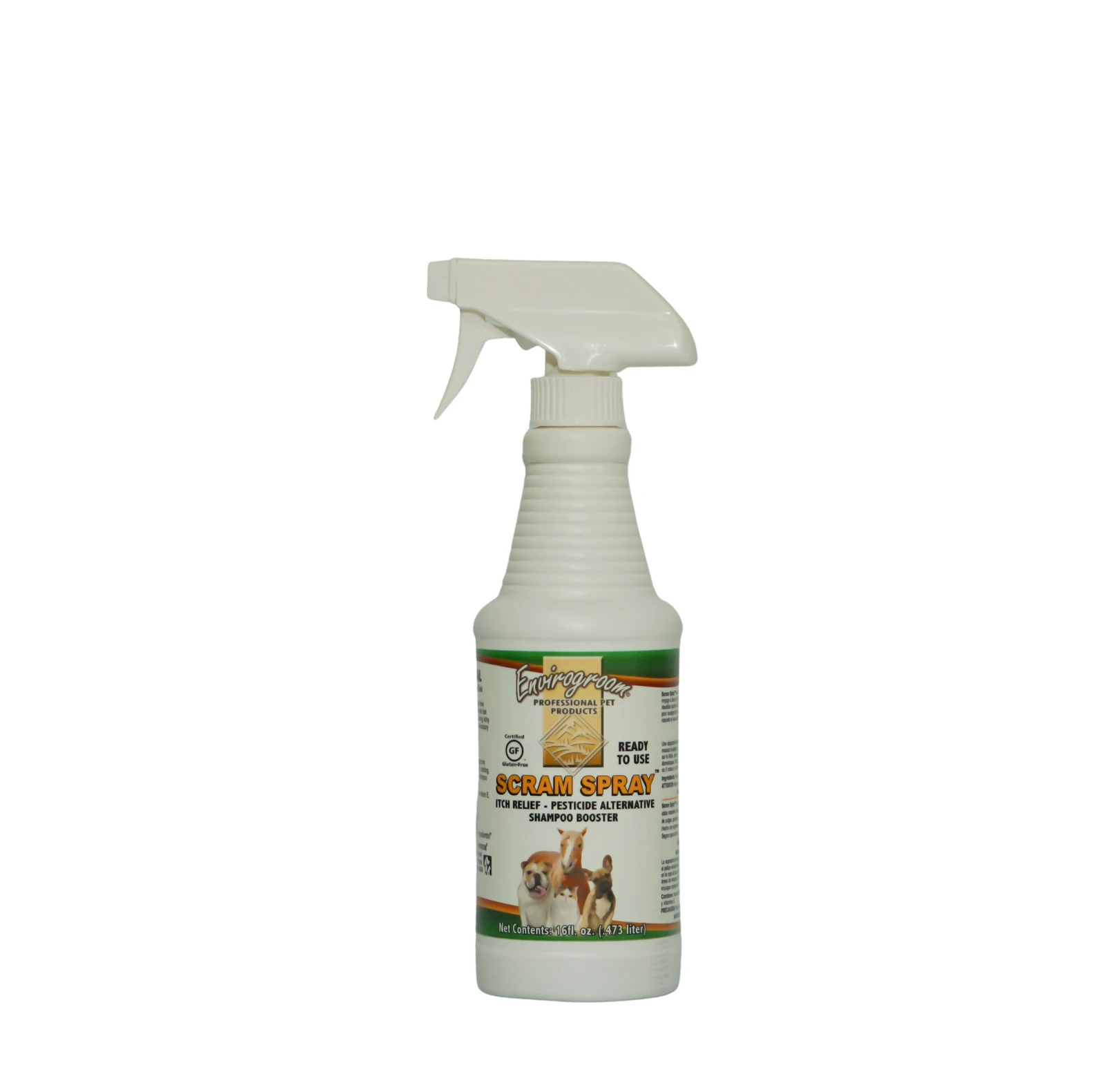 Envirogroom Scram Spray Itch Relief Pesticide Alternative 16oz