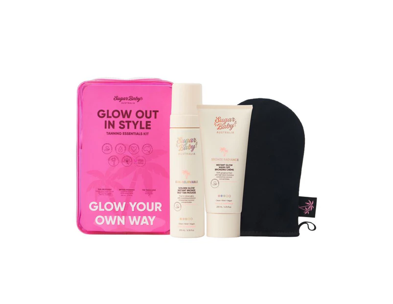 SugarBaby Glow Out In Style Tanning Essentials Kit